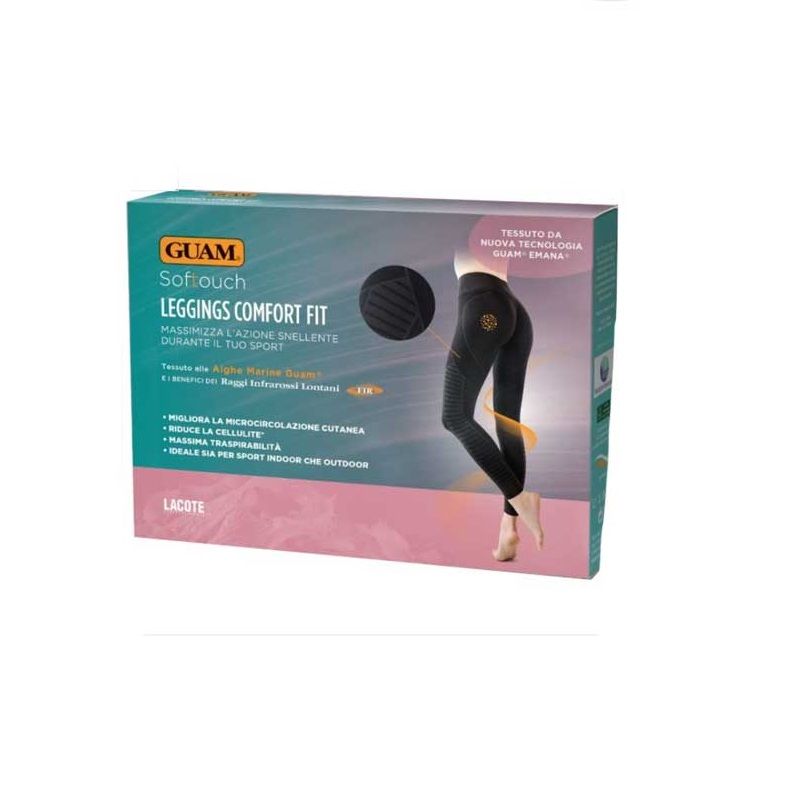 Guam Softouch Leggings Comfort Fit utile per ridurre la cellulite taglia XS/S colore Black-1