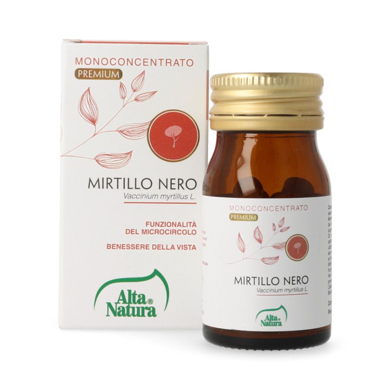 Alta Natura Monoconcentrato Premium Mirtillo Nero per il microcircolo 60 compresse-1