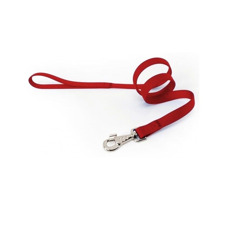 Camon F122/01 guinzaglio in nylon colore rosso 15x1000mm-1