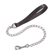 Camon guinzaglio in nylon con catena in acciaio 2.5x800mm nero-1