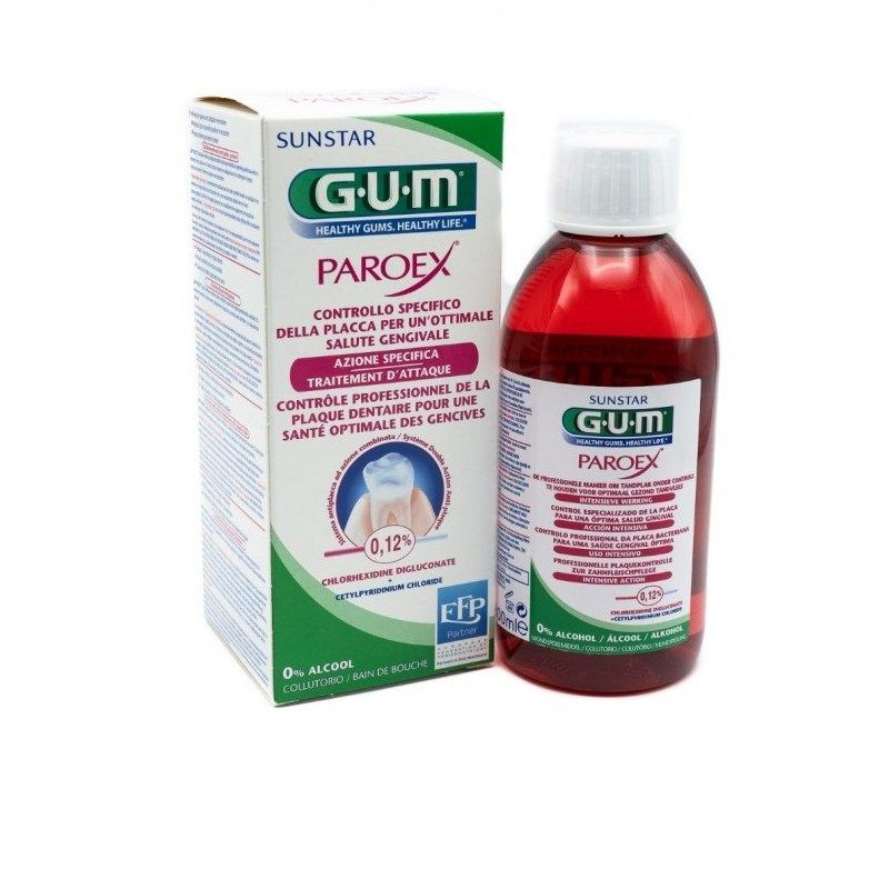 Gum Paroex Collutorio con Clorexidina 0.12% e CPC azione specifica 300ml-1