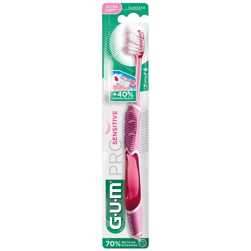 Gum Pro Sensitive spazzolino setole ultra soft 1 pezzo colori assortiti-1