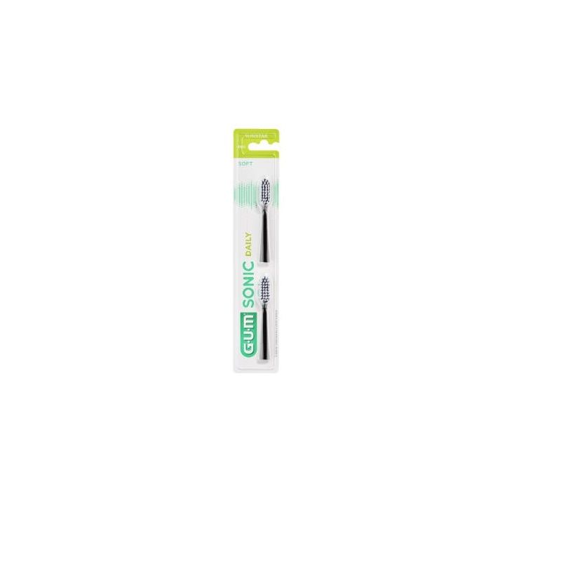 Gum Sonic Daily Black testina di ricambio 2 pezzi-1