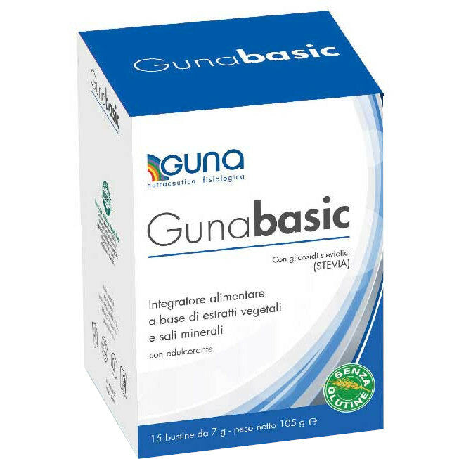 Gunabasic Polvere benessere dell'organismo 15 bustine-2