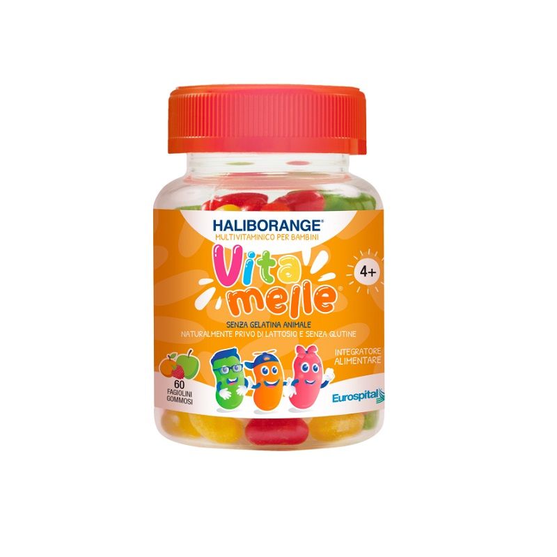 Haliborange Vitamelle integratore multivitaminico 60 fagiolini gommosi-1