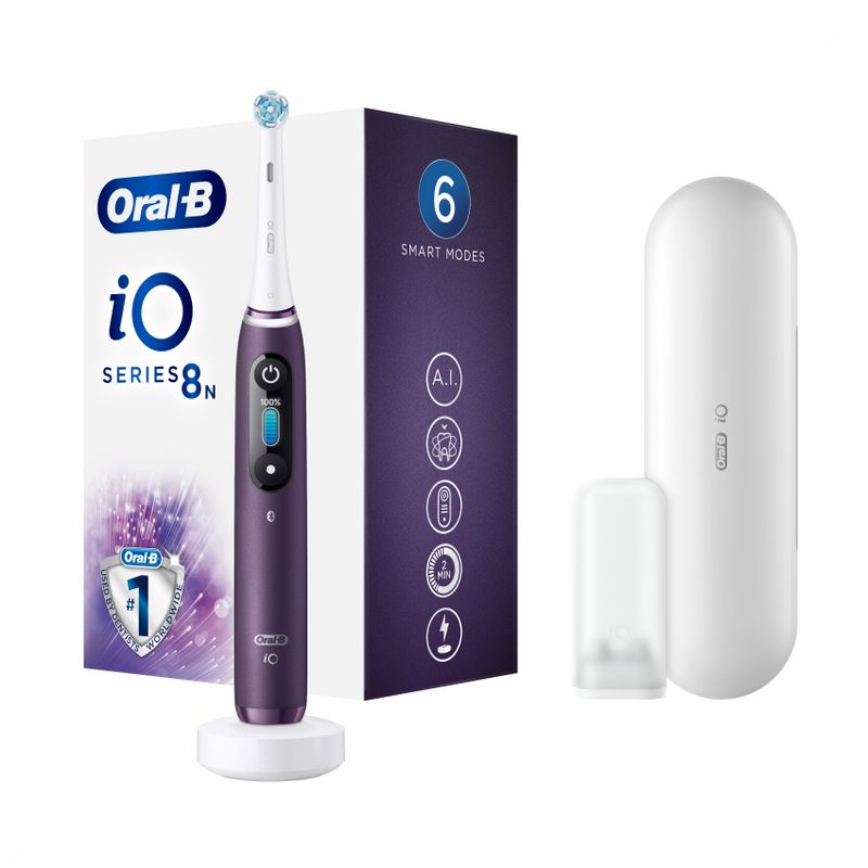 Oral B iO 8n Spazzolino Elettrico Viola-1