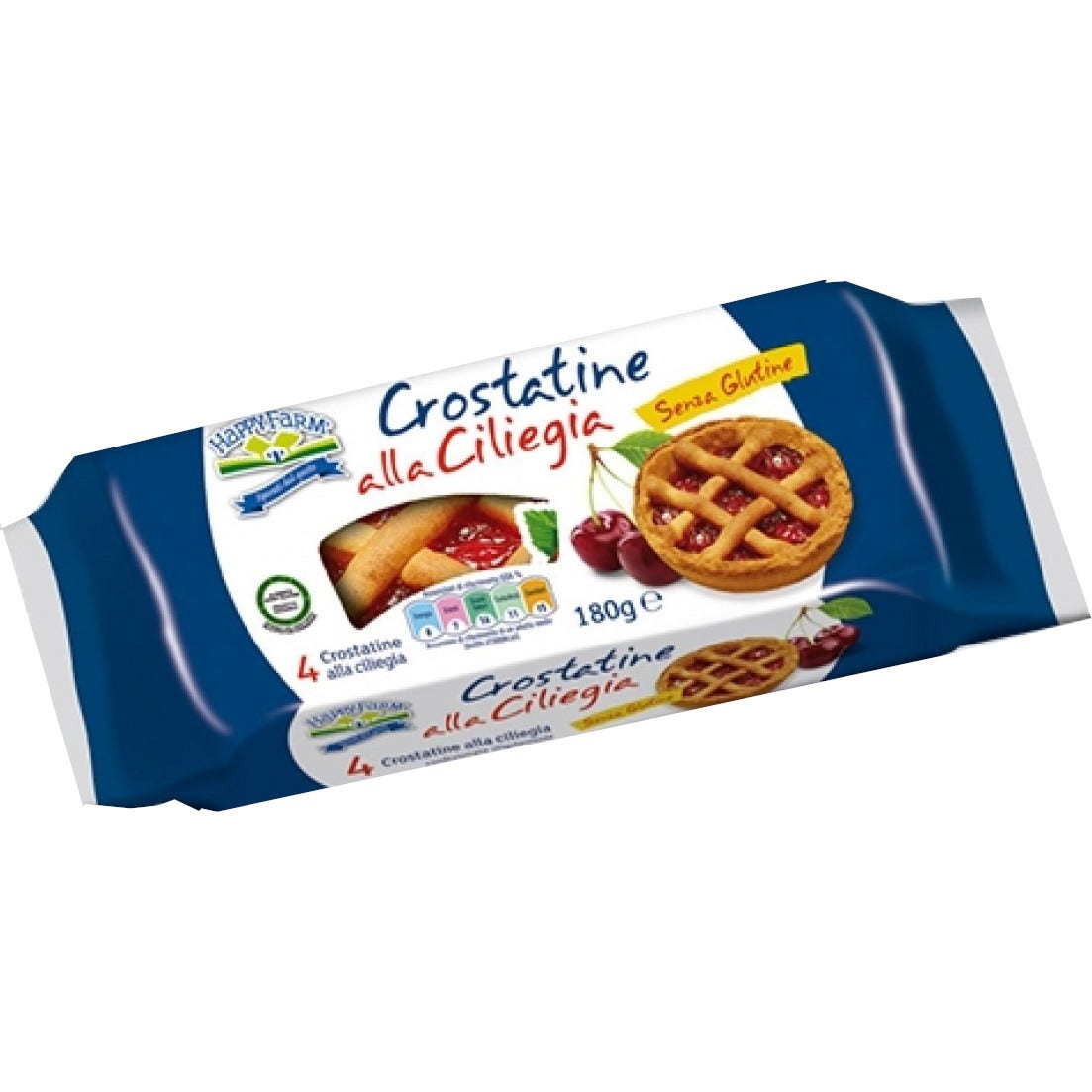 Happy Farm Crostata Ciliege Senza Glutine 180g-1