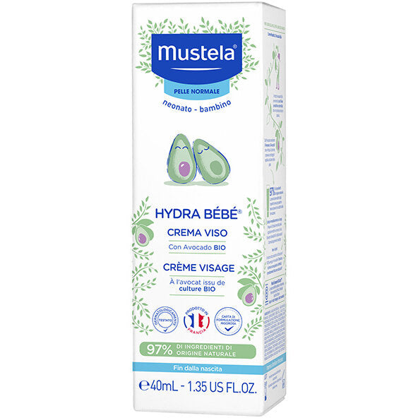 Mustela Hydra Bébé Crema Viso 40ml-3
