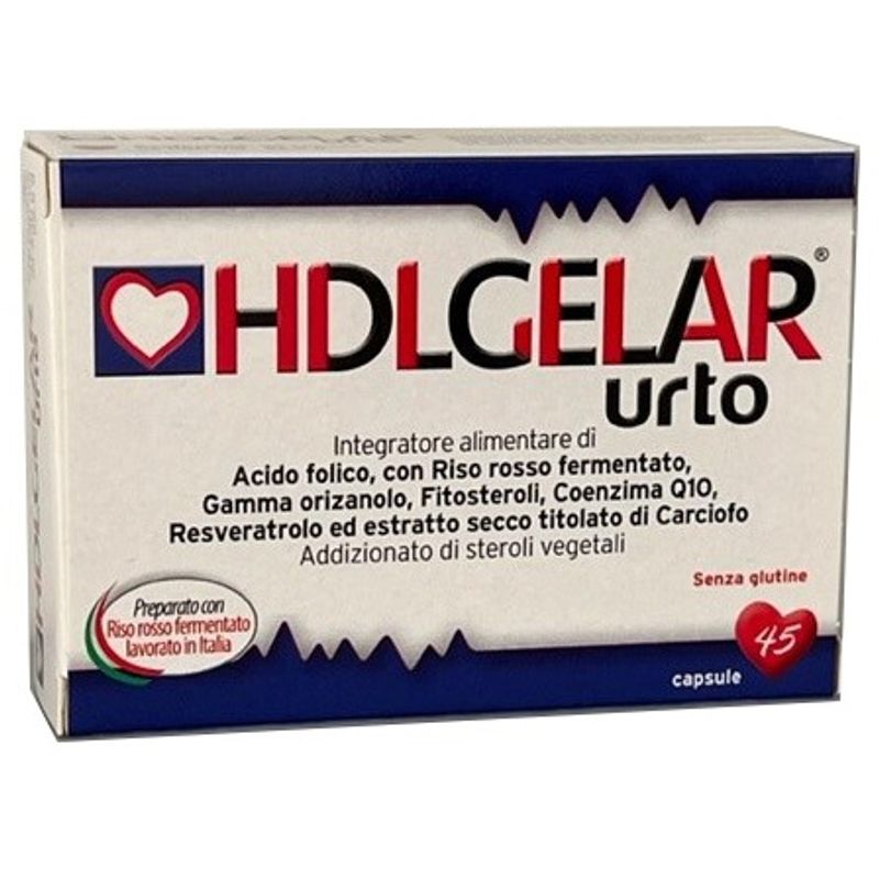 HDLgelar Urto 45 Capsule Integratore per cuore e colesterolo-1