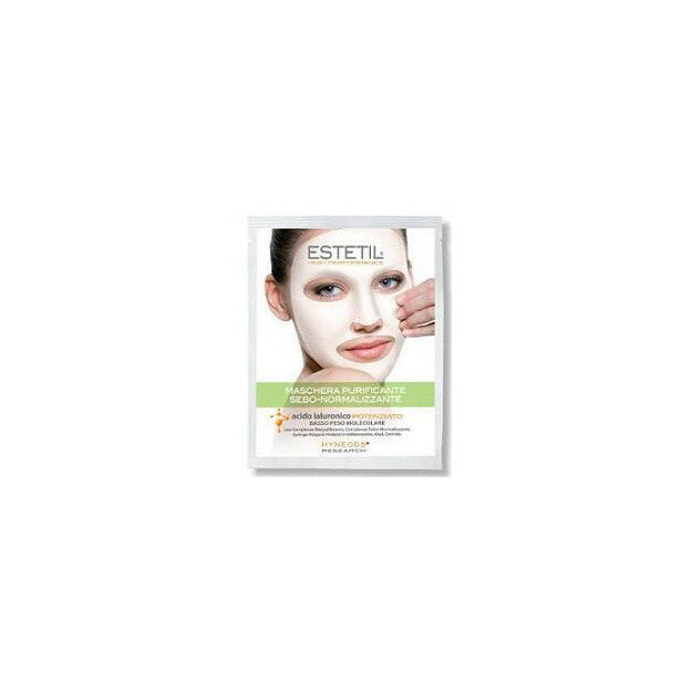 Estetil Maschera viso purificante sebo normalizzante con acido ialuronico-2