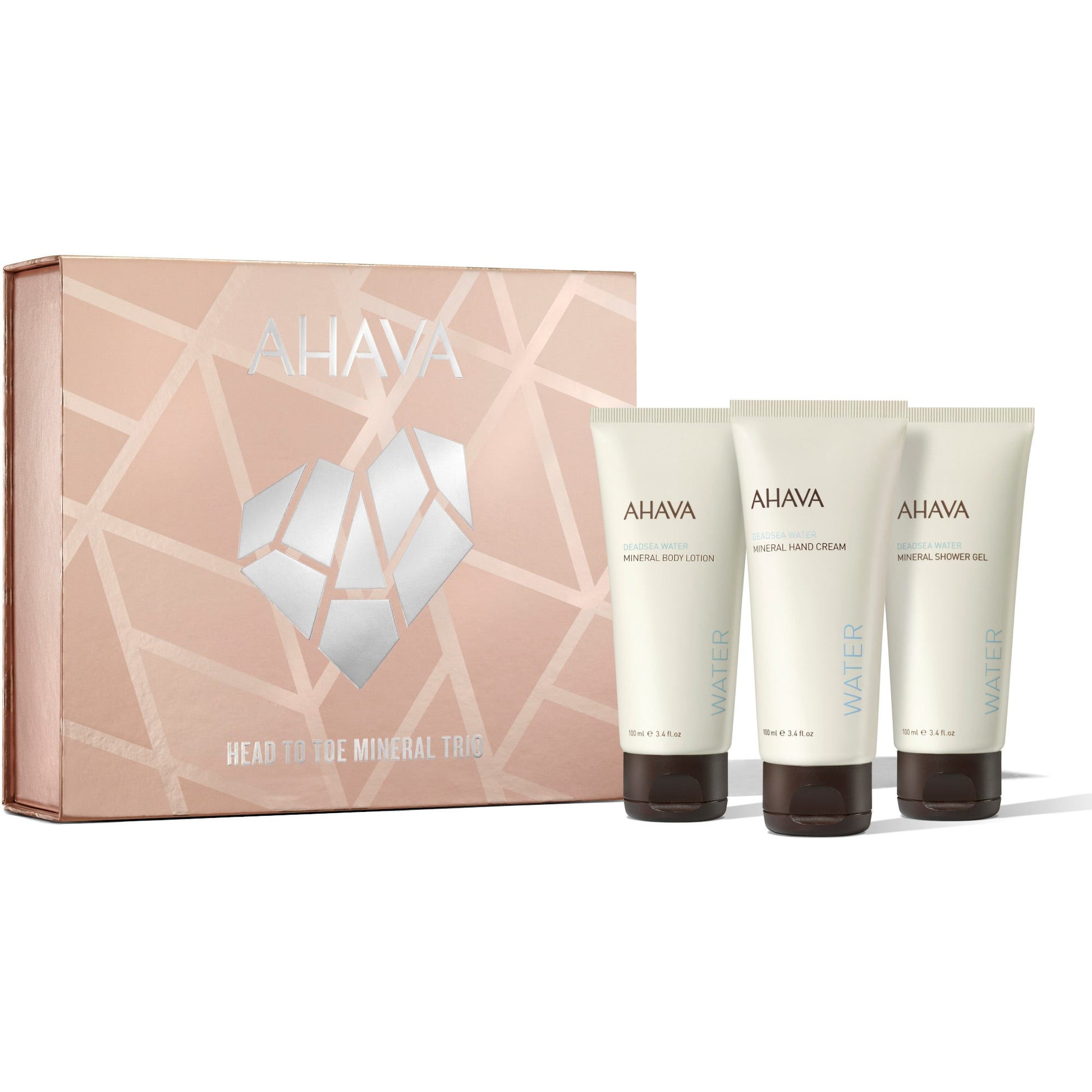 Head To Toe Mineral Trio Mineral Hand Cream 100ml + Mineral Body Lotion 100ml + Mineral Shower Gel 1-1