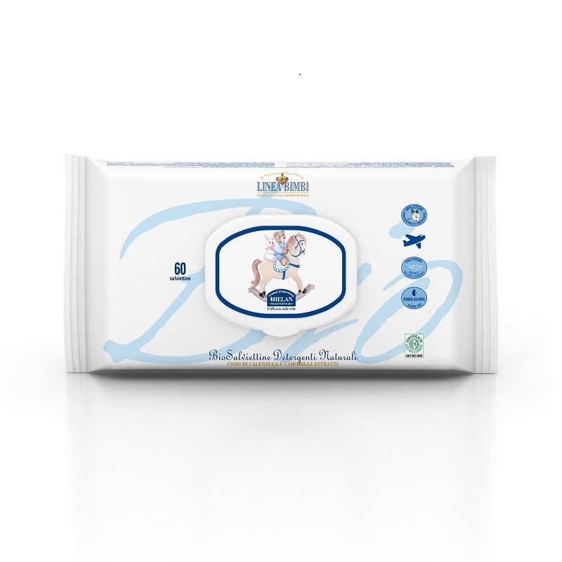 Helan Linea Bimbi Biosalviettine Detergenti Naturali 60 pezzi-1