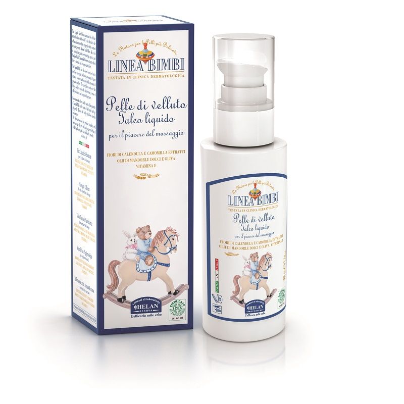 Helan Linea Bimbi Talco Liquido pelle di velluto 100ml-1