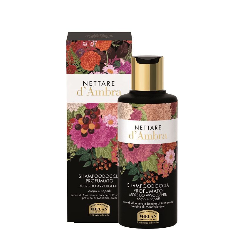 Helan Nettare d'Ambra Shampoo doccia profumato avvolgente 200ml-1