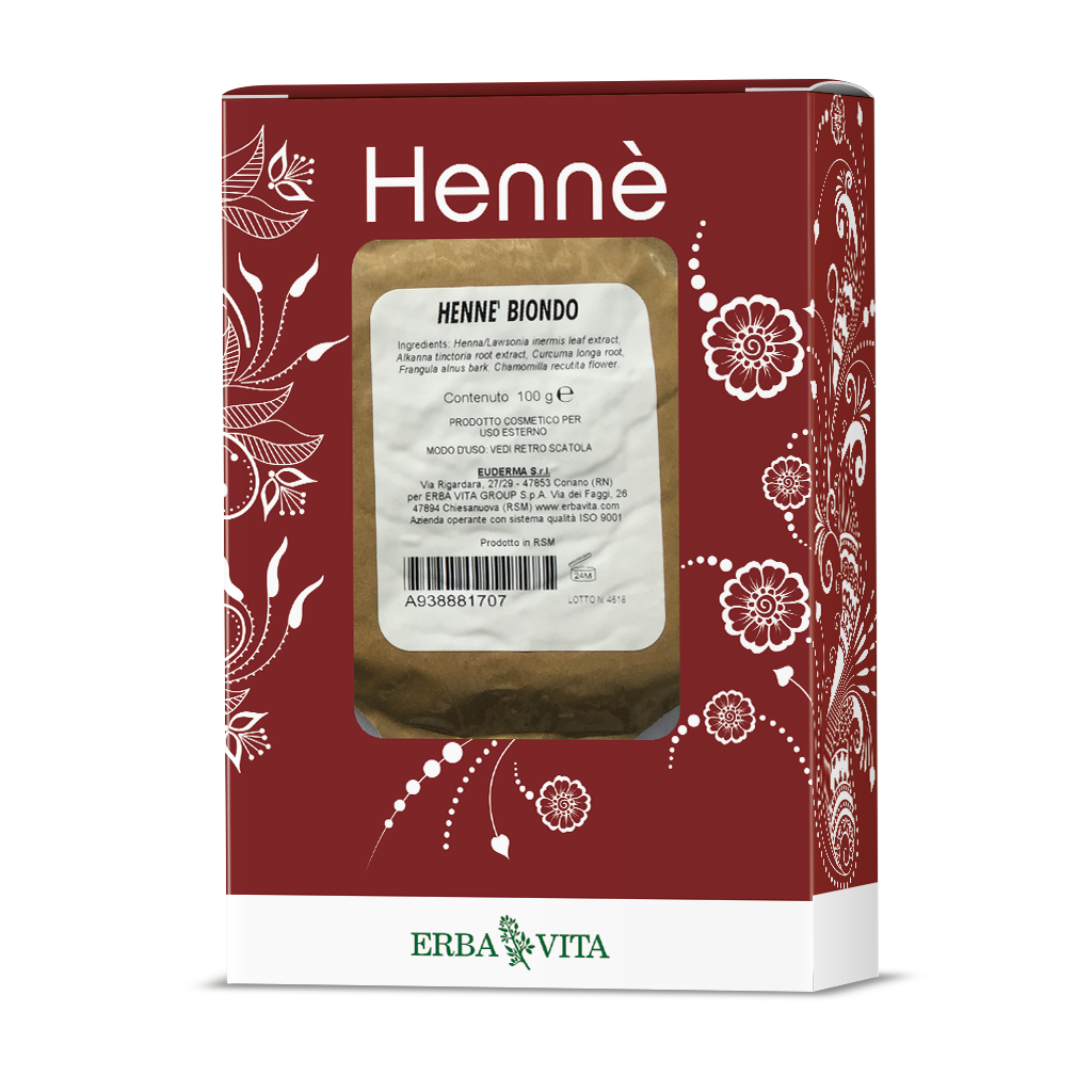 Henne Colorante Capelli Biondo 100g-1