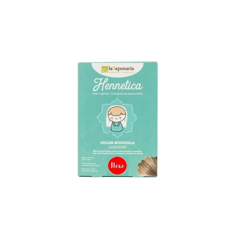 La Saponaria Tinta Vegetale Nocciola Lakshmi 100g-1