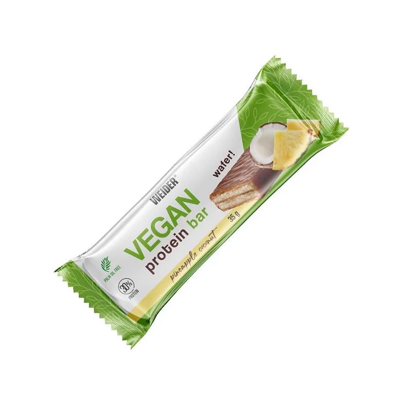 Weider Vegan Protein Bar barretta proteica gusto cocco e ananas 35g-1