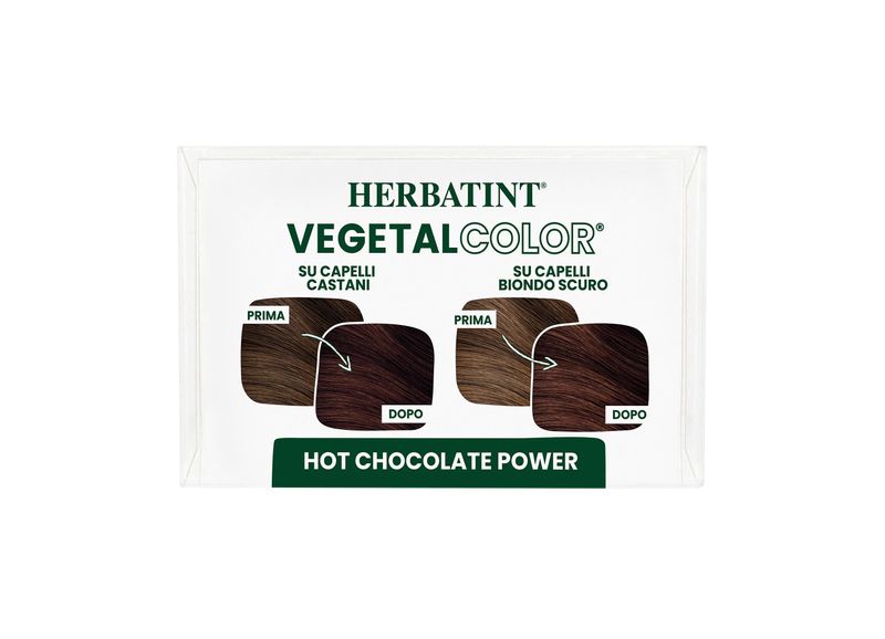 Herbatint Vegetal Color Tinta per capelli 100% Vegetale e bio HOT CHOCOLATE POWER Cioccolato 100gr-2