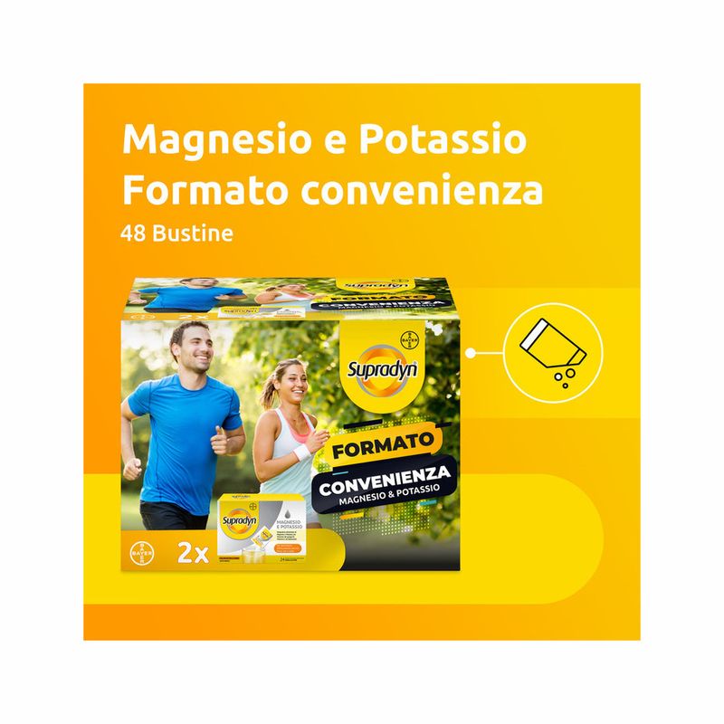 Supradyn Magnesio e Potassio: Integratore 24+24 Bustine-8