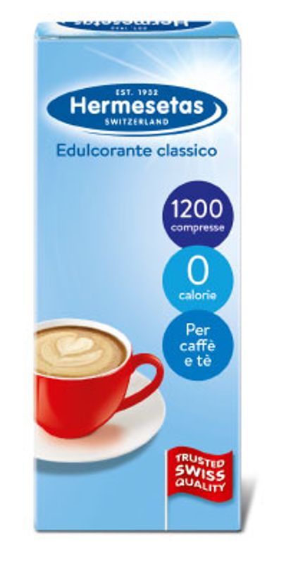 Hermesetas dolcificante classico qualità superiore 1200 cpr-1