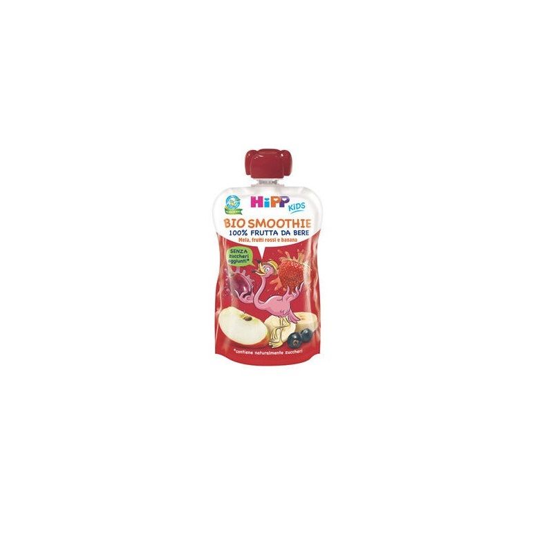 Hipp Bio Smoothies Mela Frutti Rossi Banana 120 ml-1