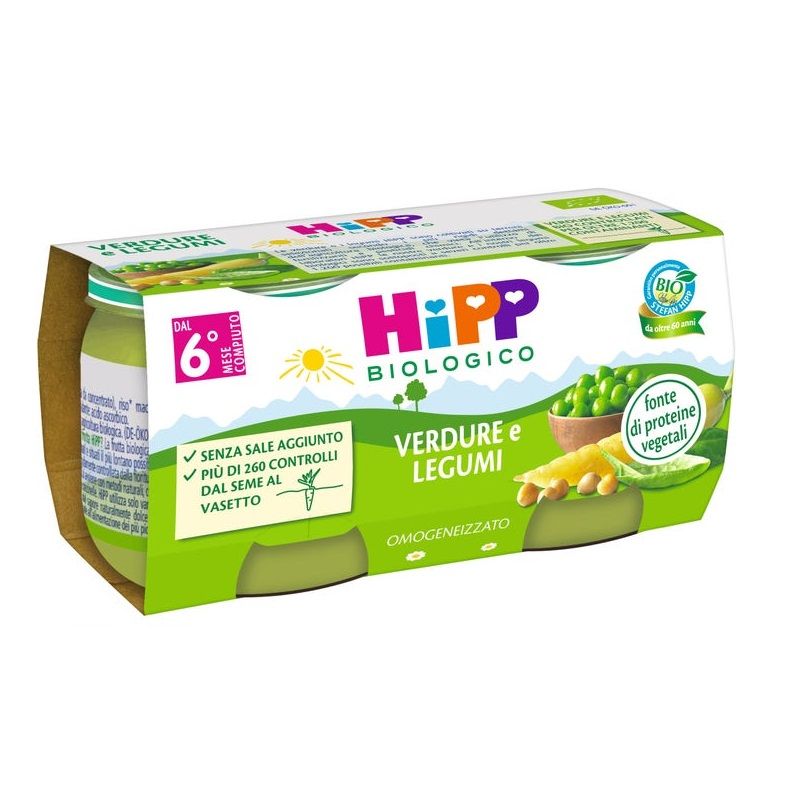 Hipp Biologico Verdure e Legumi 2x80g-1