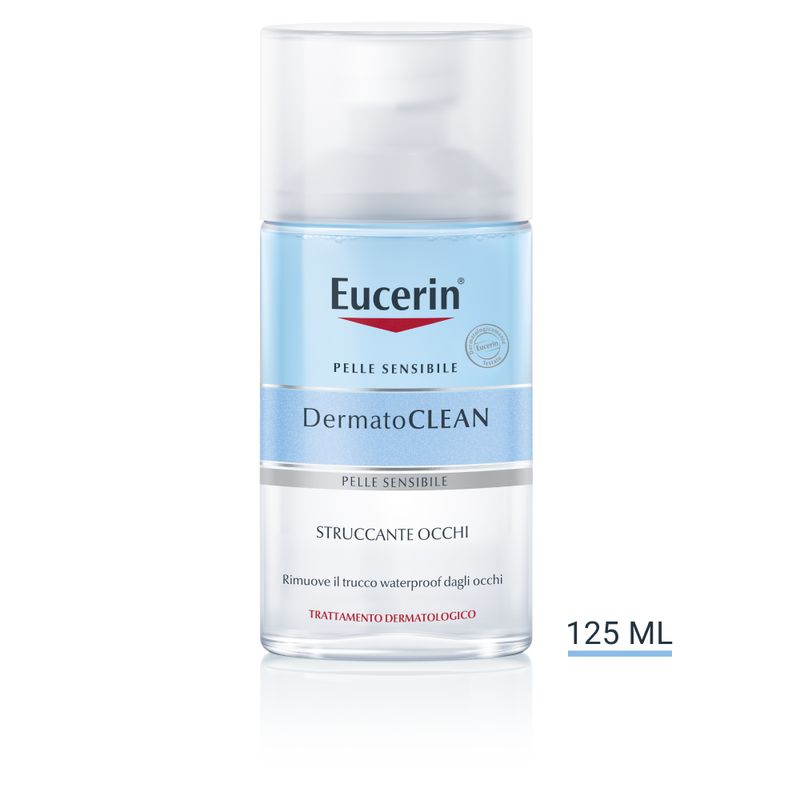 Eucerin Dermatoclean Struccante Occhi Waterproof 125ml-1