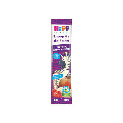 Hipp Barretta Viva la Frutta banana lamponi e cereali 23g-2