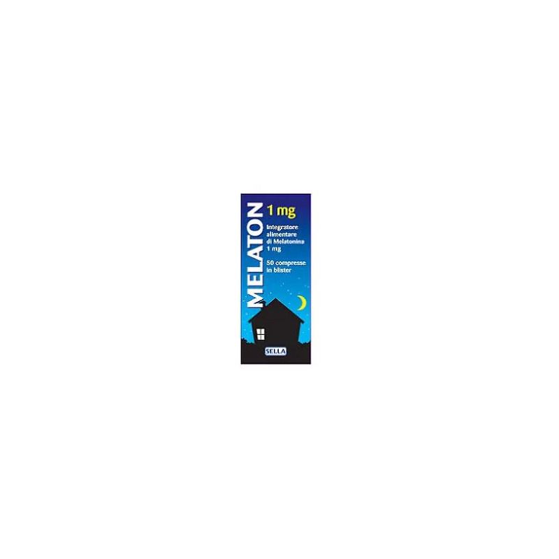 Sella Melaton 1mg per il benessere del sonno 50 compresse-1