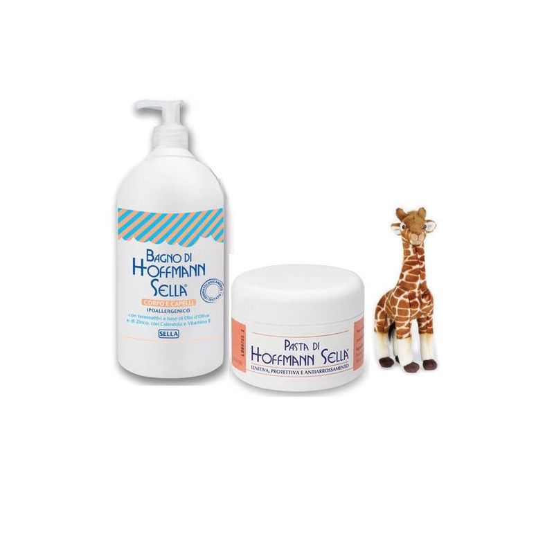 Hoffmann Bag Inverno Pasta 75ml + Bagno Corpo Capelli 300ml + 1 Peluche-2