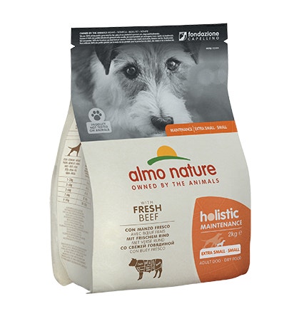 Almo Nature Holistic Maintenance Crocchette Manzo Cani Adulti Taglia Mini E Piccola Sacco 2kg-1