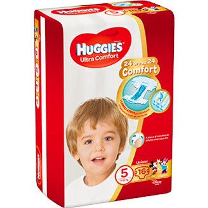 Huggies Ultra Comfort Pannolino Base Taglia 5 16 Pezzi 11-25kg-1