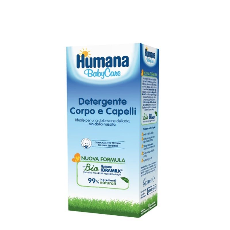 Humana Baby Care Detergente Corpo&Capelli 300ml-1