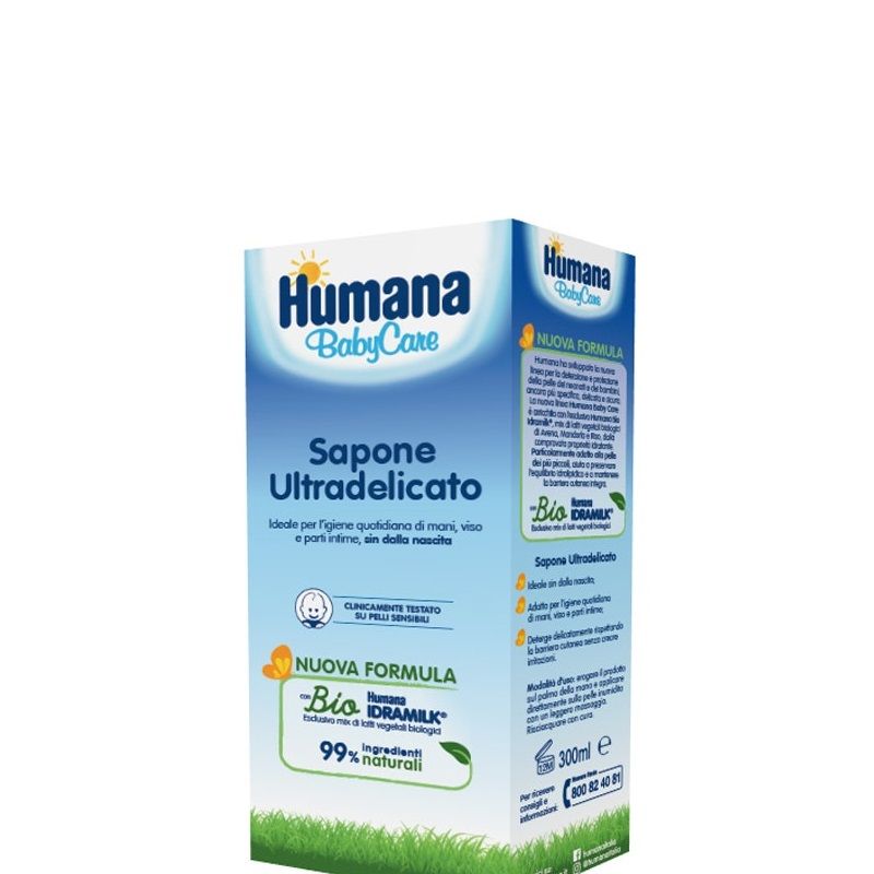 Humana Baby Care Sapone Liquido Ultradelicato 300ml-1