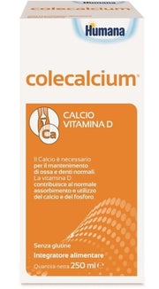 Humana Colecalcium integratore alimentare a base di calcio e vitamina D 250ml-1