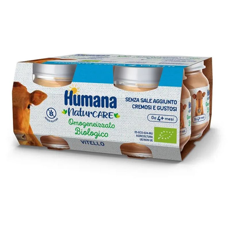 Humana Omogeneizzato Vitello Bio 6x80g 4 Mesi+-1