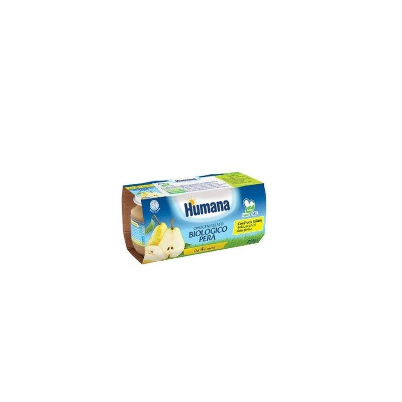 Humana Omogeneizzato Biologico Pera 2X100g-1