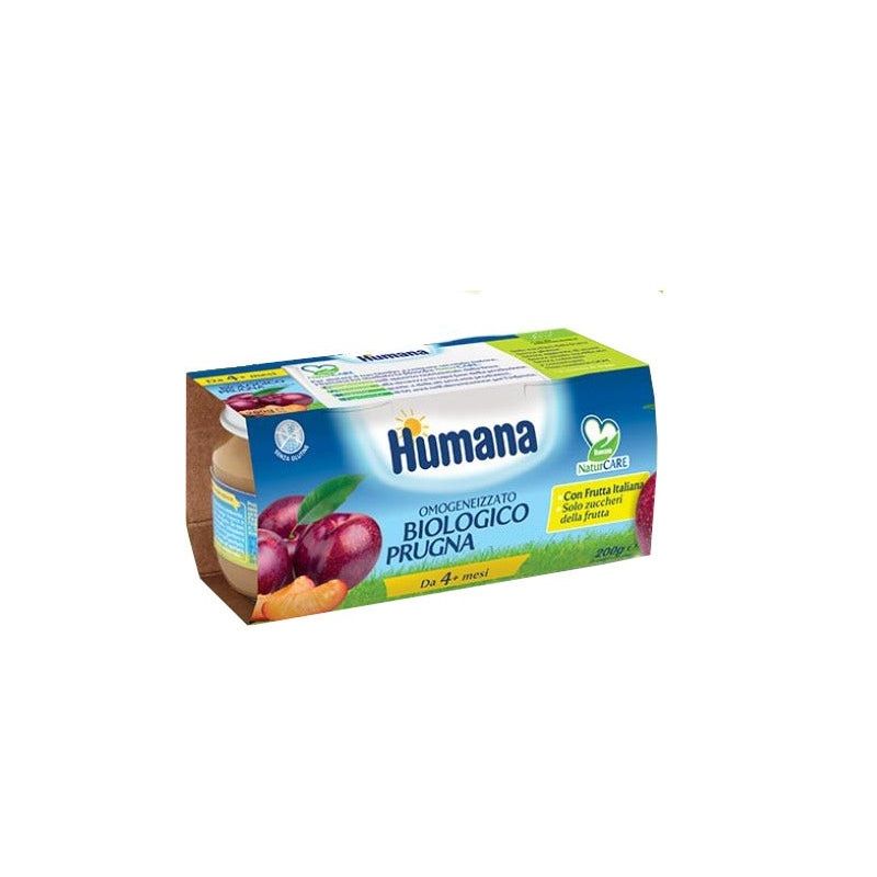 Humana Omogeneizzato Prugna Biologico 2x100g-1