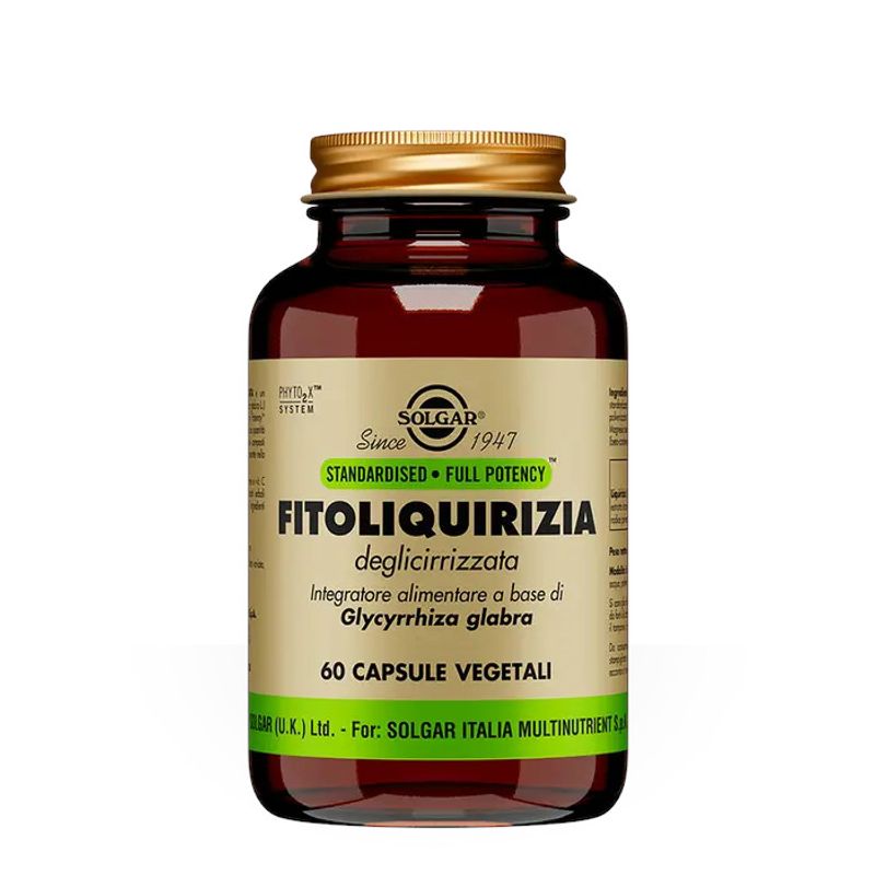 Solgar Fitoliquirizia Deglicirrizzata 60 Capsule Vegetali-1