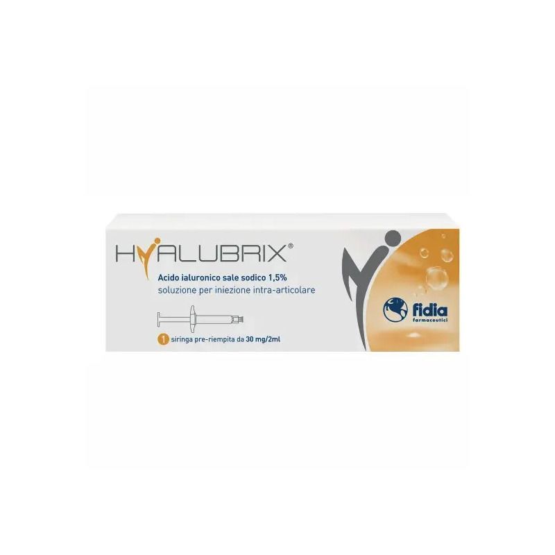 Hyalubrix Siringa Pre-Riempita Intra-Articolare Acido Ialuronico Sale Sodico 1,5%-1