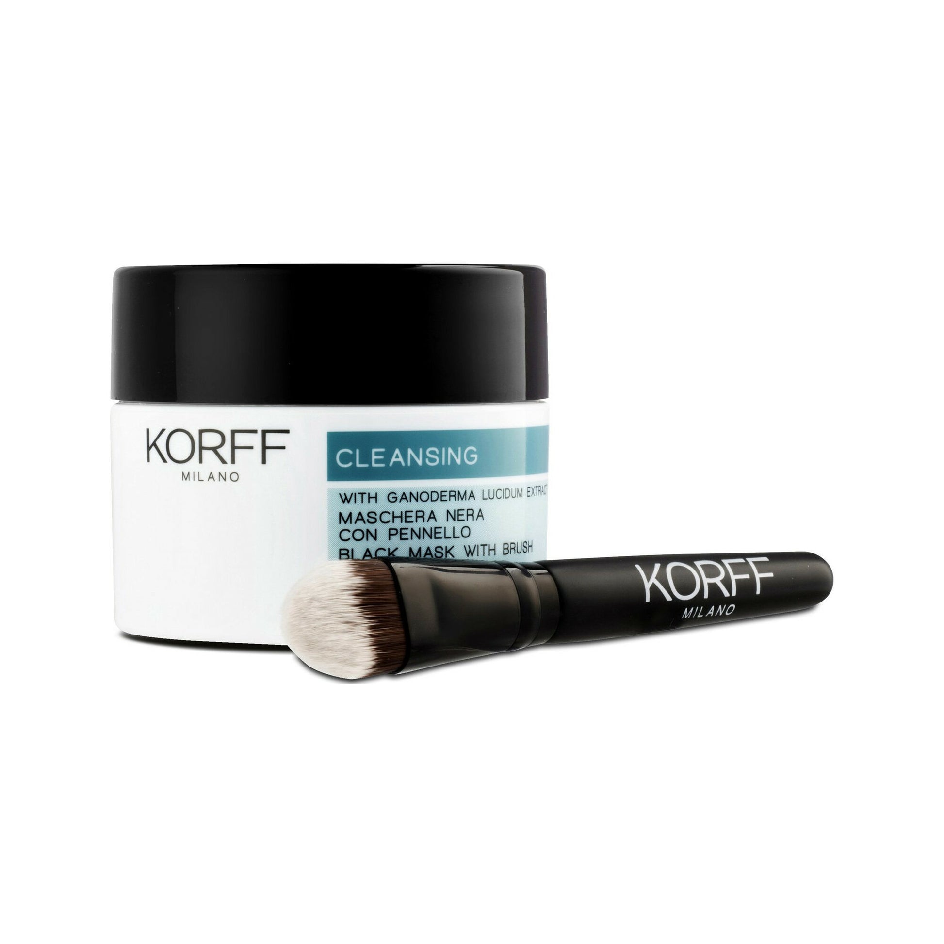 Korff Maschera Viso Nera con Pennello 75ml-2