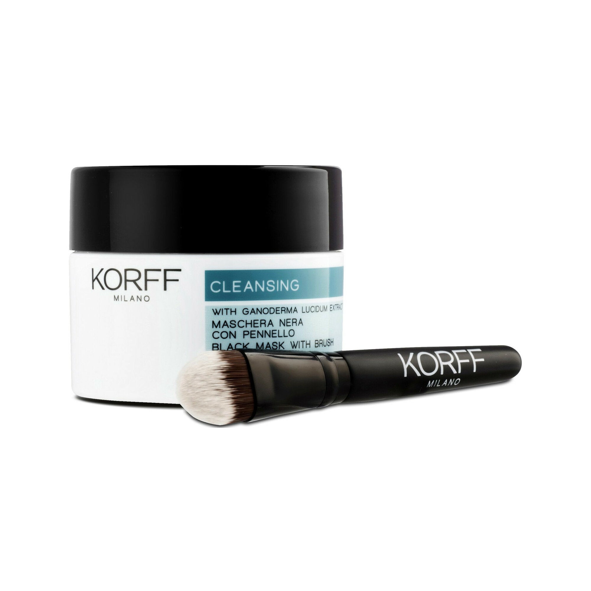Korff Maschera Viso Nera con Pennello 75ml-2