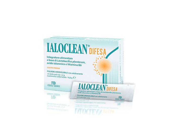 Ialoclean Difesa per il sistema immunitario gusto panna 14 stick pack-1