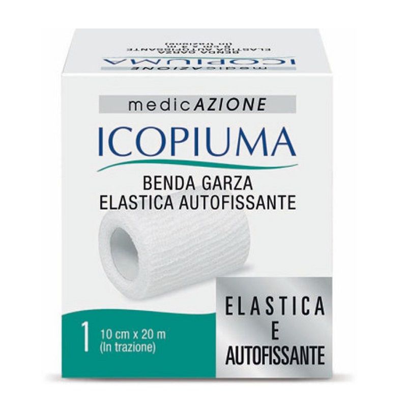Icopiuma Benda Garza elastica autofissante 10cmx20m in trazione 1 pezzo-1
