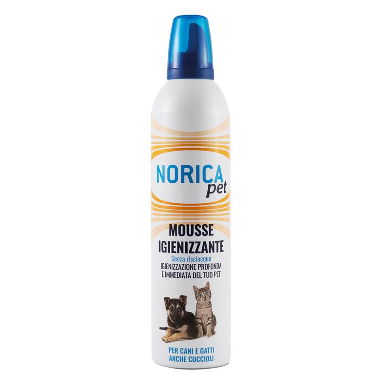 Norica Pet mousse igienizzante senza risciacquo cani e gatti 400ml-1