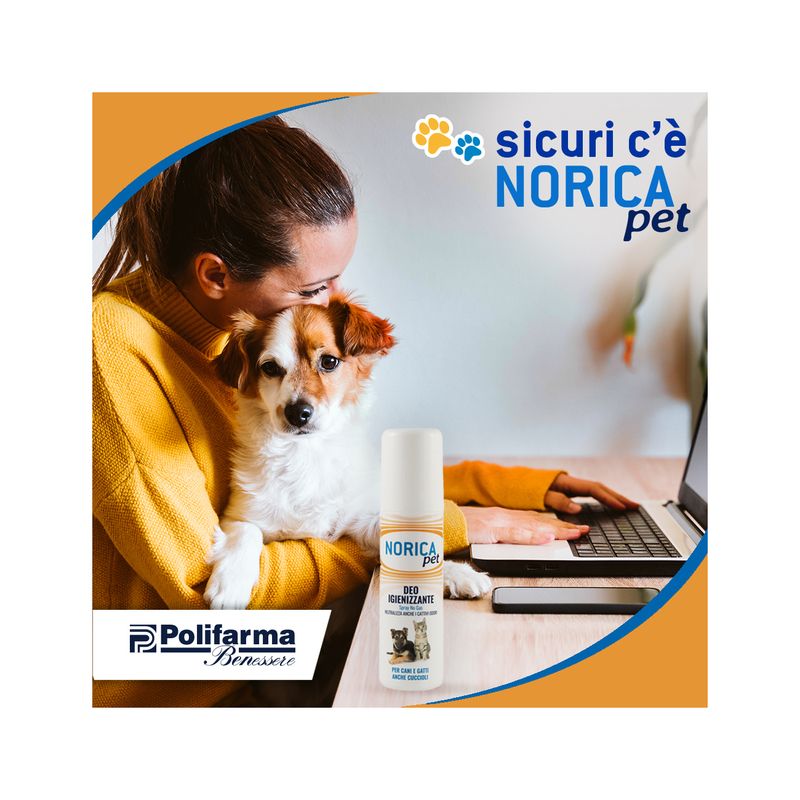 Norica Pet Deo spray igienizzante per cani e gatti 100ml-4