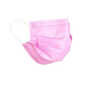 Mascherina chirurgica monouso adulto colore rosa 10 pezzi-1