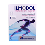 IlModol Cerotti Medicati per dolori articolari e muscolari 5 pezzi da 10cmx14cm-1