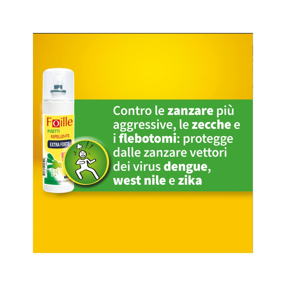 Foille Insetti Repellente Extra Forte 100ml-3