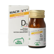 Alta Natura Macrovyt Vitamina D3 mantiene ossa sane 60 compresse gusto fragola-2